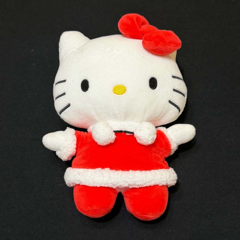 Sanrio Hello Kitty Christmas Holiday Santa Plush Toy